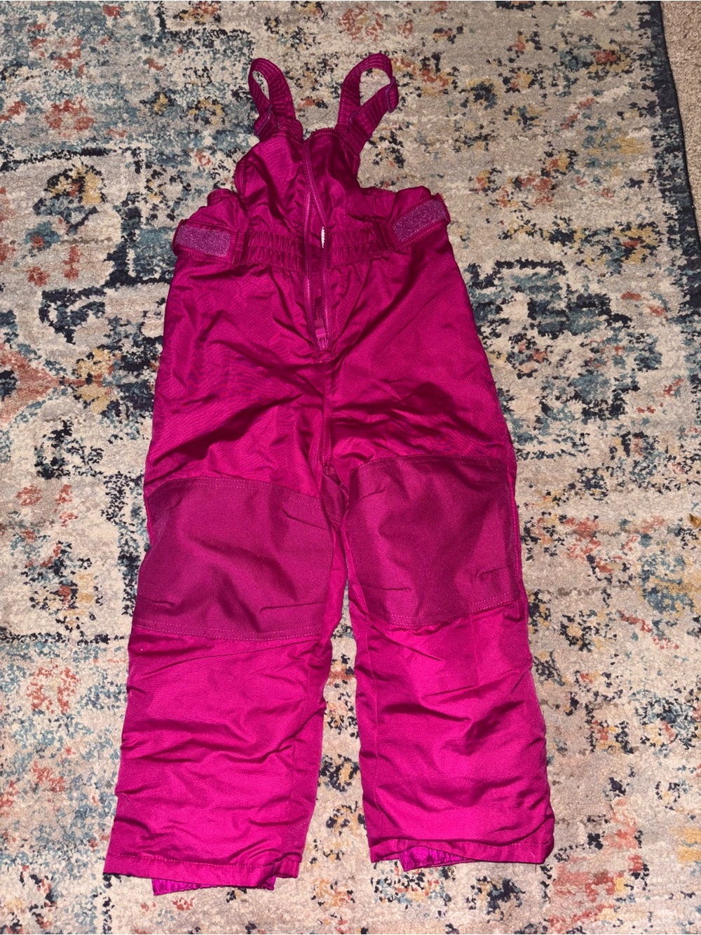 Cat & Jack Hot Pink Kids Snow Bib Overalls